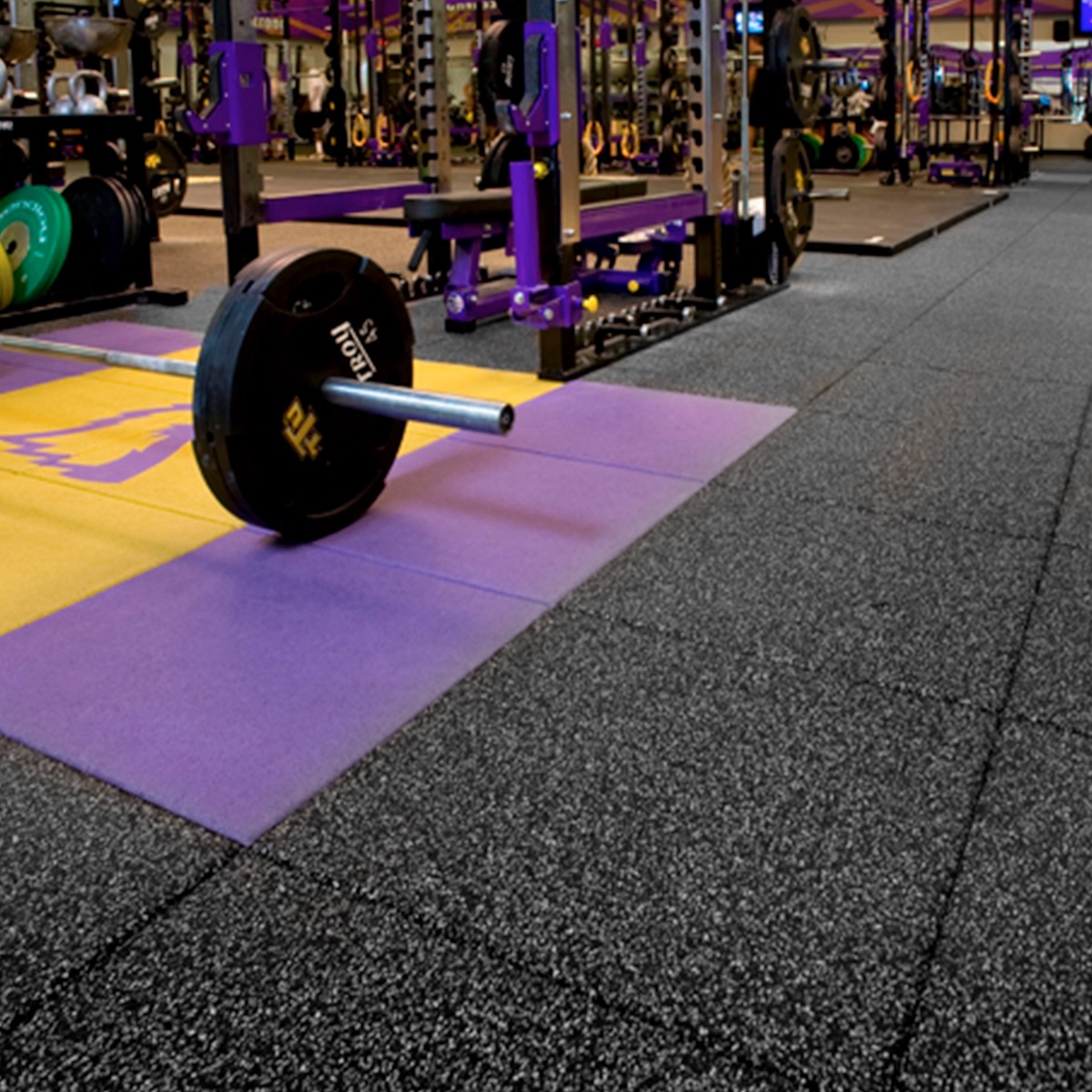 Piso para Gimnasio Antiderrapante de 20mm
